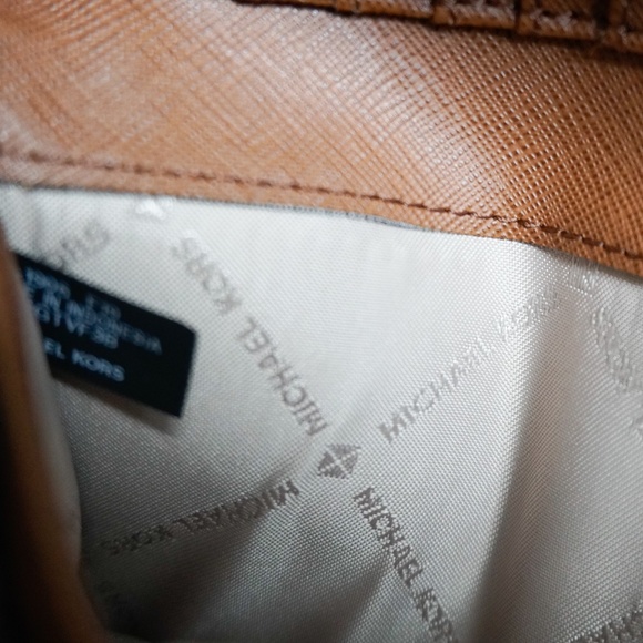 Michael Kors Jet Set LG Trifold Wallet MK Brown - Picture 6 of 7